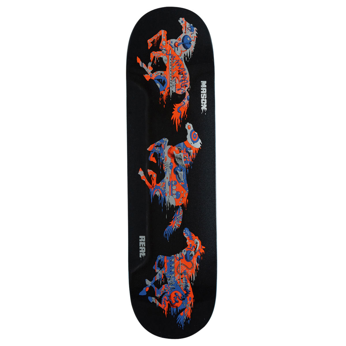 Real DBX Mason Horsepower Skateboard Deck - Black - 8.28
