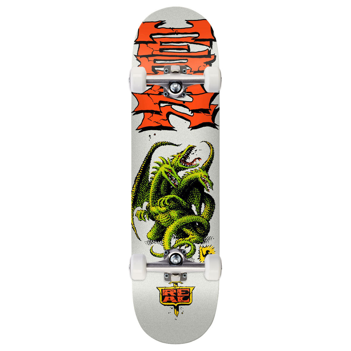 Real Hermann Dragon Slayer Skateboard Complete - Red - 8.50