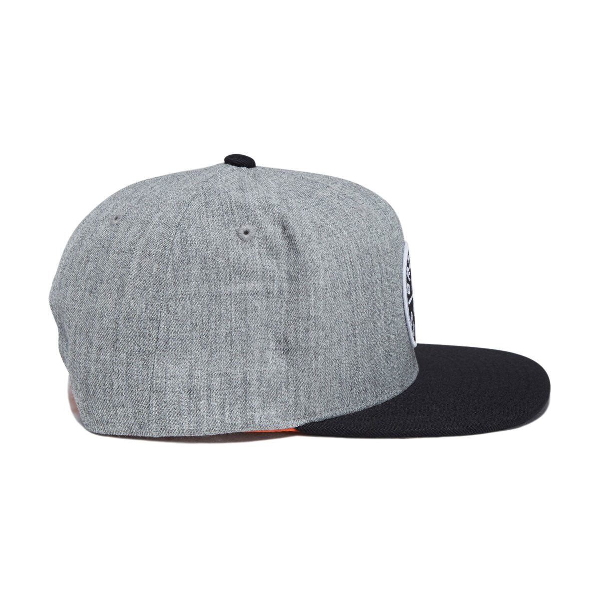 Brixton Oath III Snapback Hat - Heather Grey/Black II image 4
