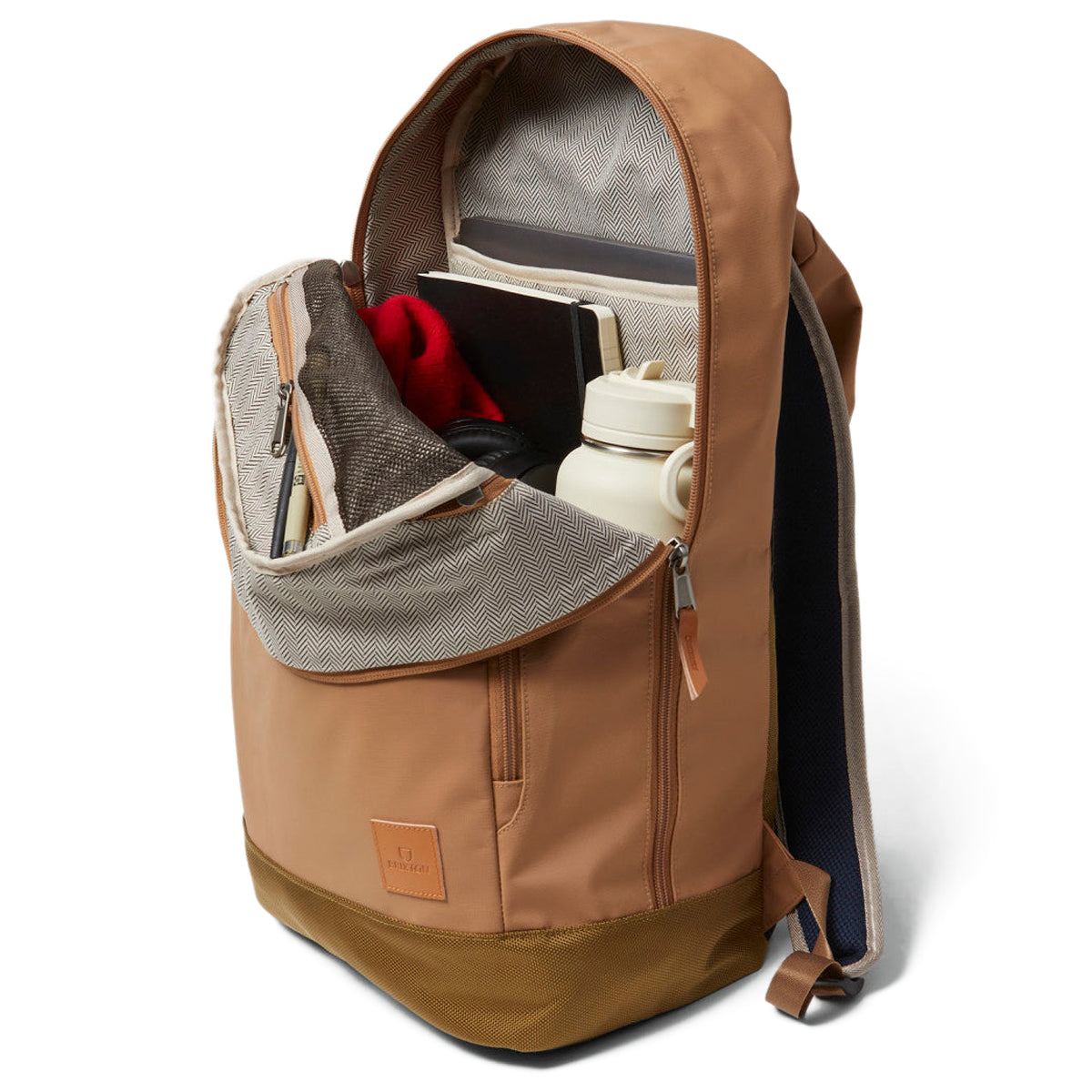 Brixton Commuter Backpack - Golden Brown image 2