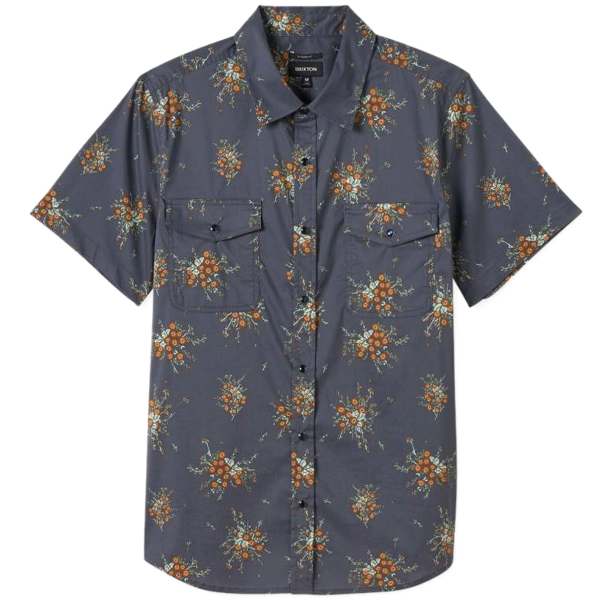 Brixton Wayne Shirt - Ombre Blue Wild Floral image 2
