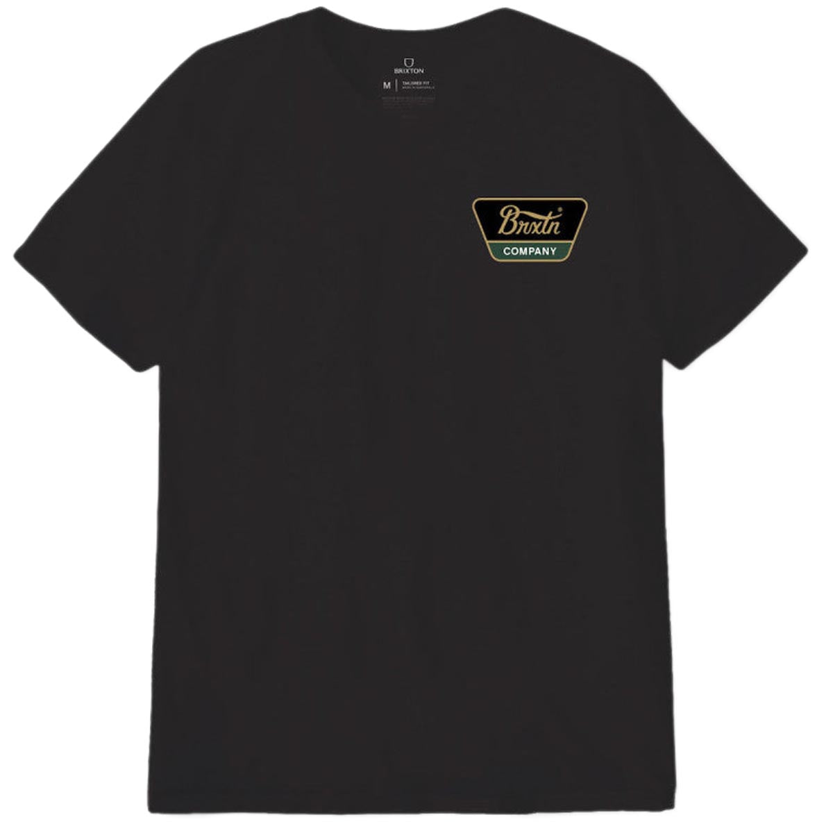 Brixton Linwood T-Shirt - Black/Antelope/Pine Needle image 2