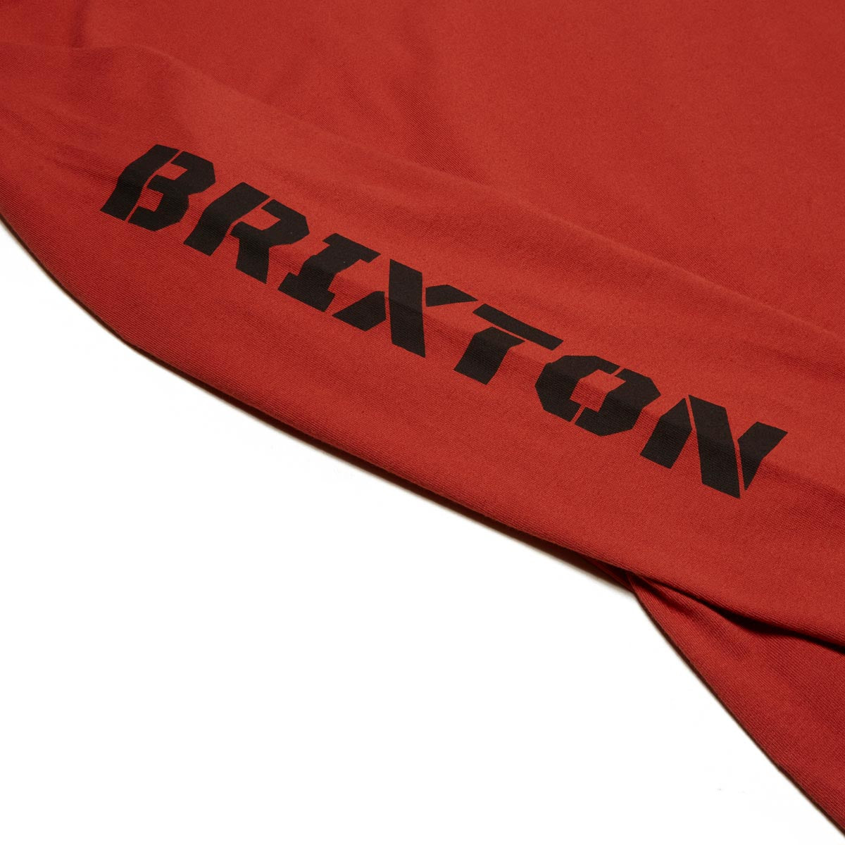 Brixton Builders Long Sleeve T-Shirt - Barn Red image 3