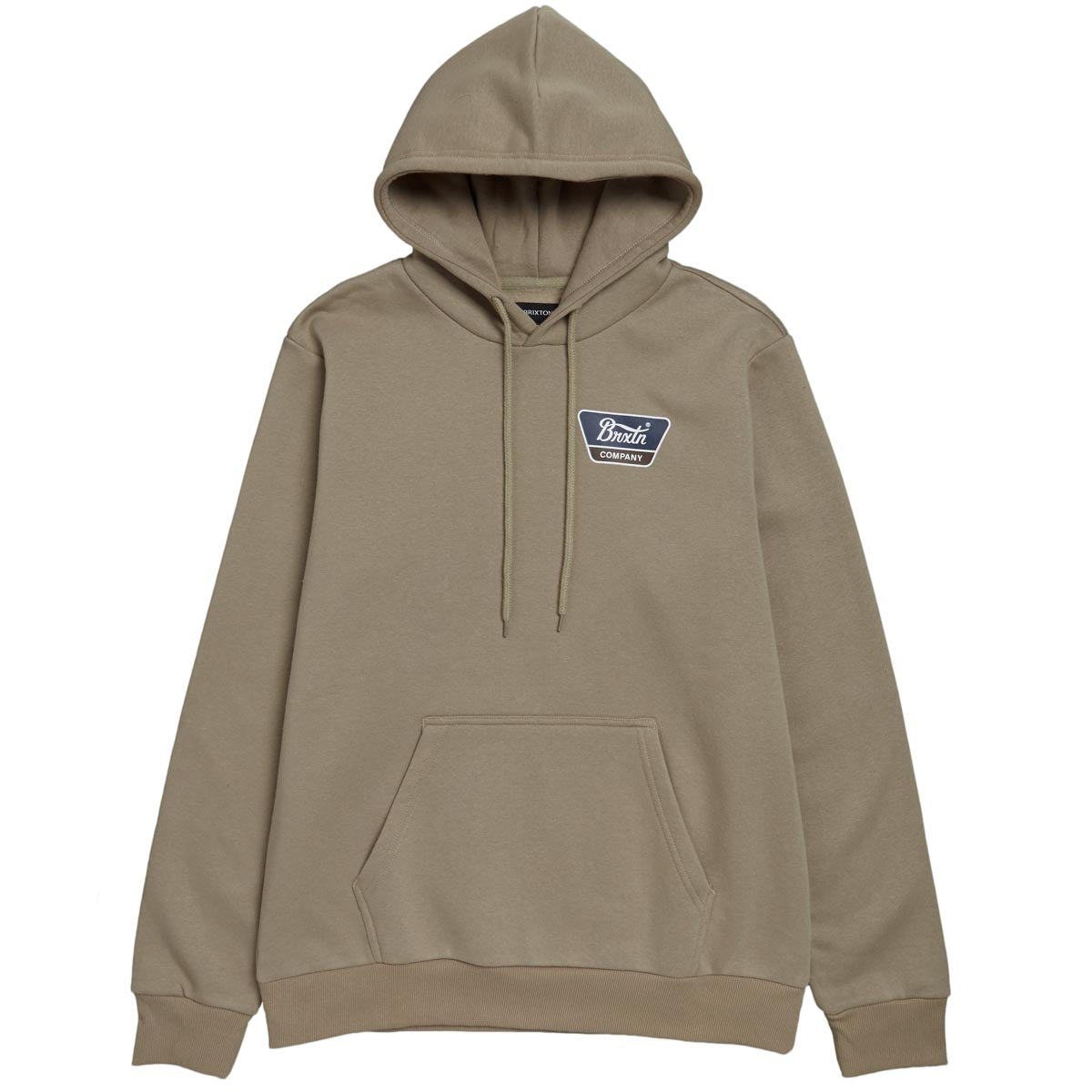 Brixton Linwood Hoodie - Oatmeal/Deep Sea