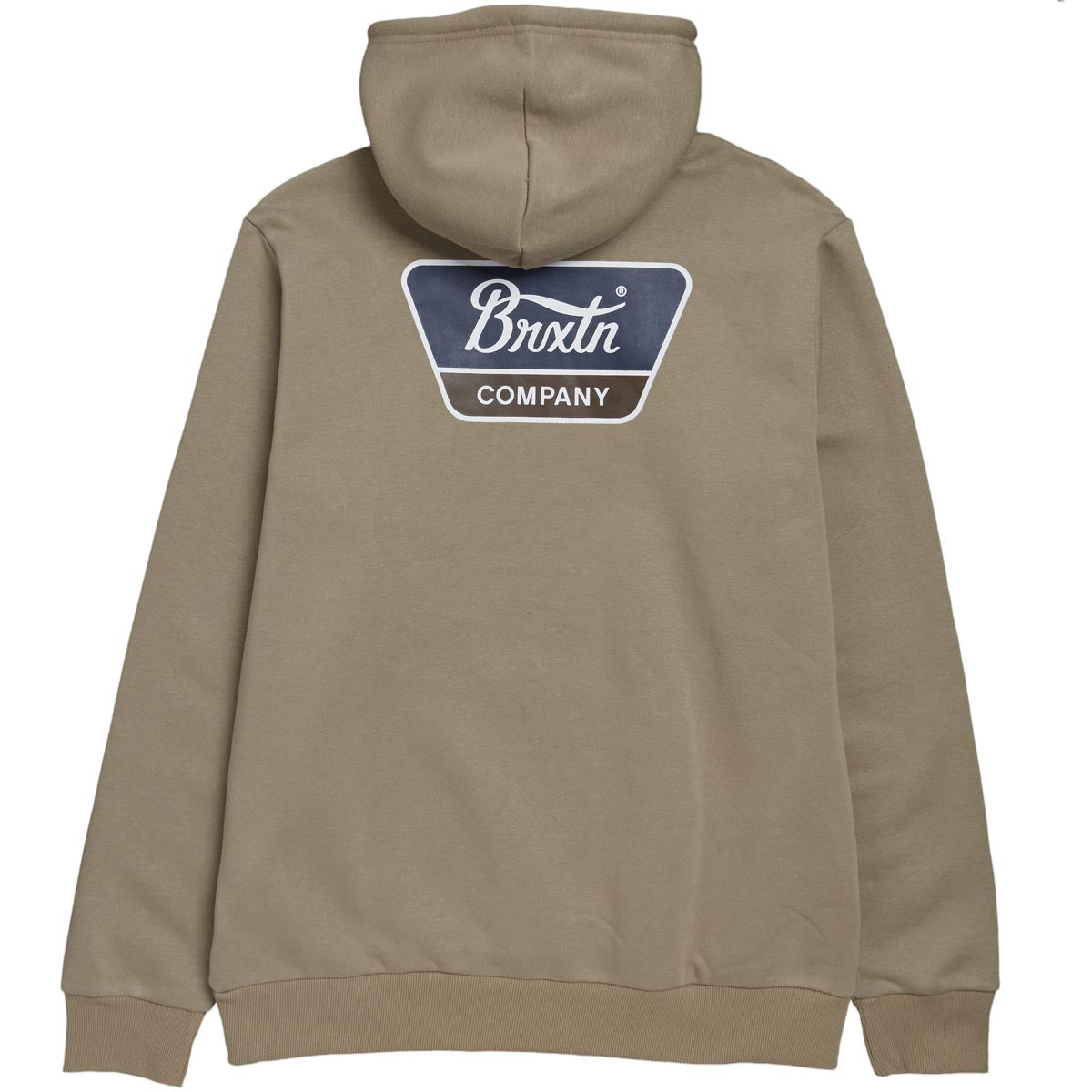 Brixton Linwood Hoodie - Oatmeal/Deep Sea image 2