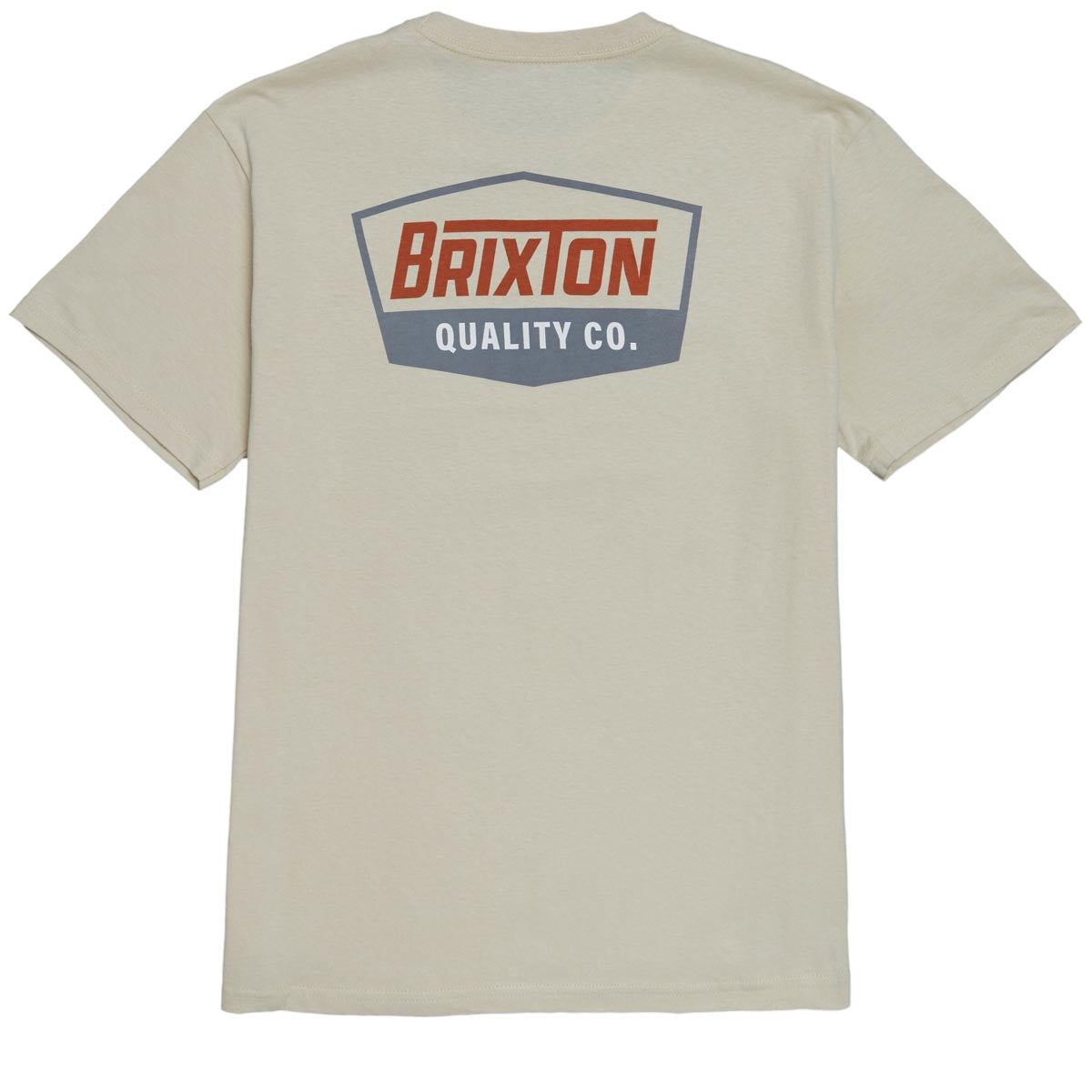 Brixton Regal T-Shirt - Cream/Barn Red image 2