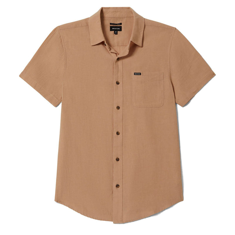 Brixton Charter Organic Cotton Shirt - Hazelnut