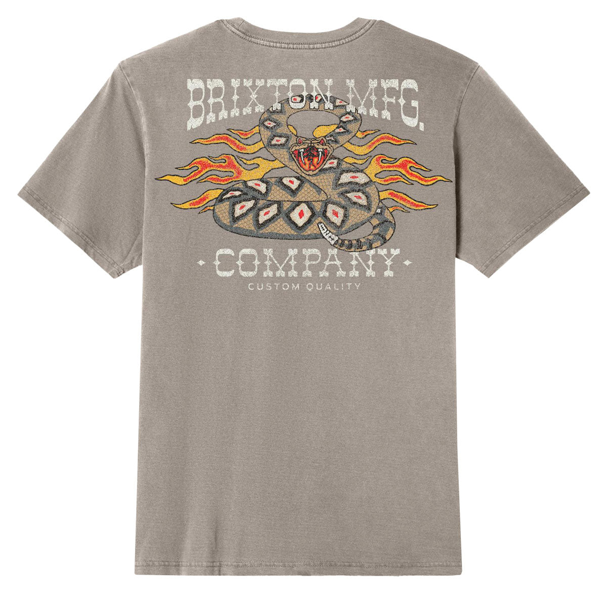 Brixton Hardee T-Shirt - Cinder Worn Wash – Daddies Board Shop