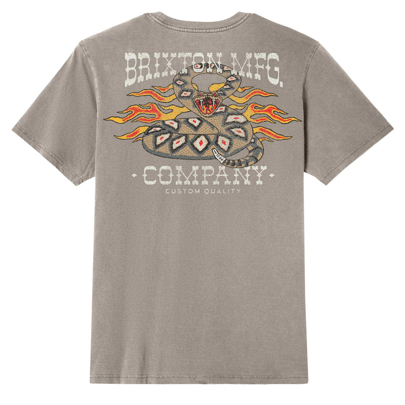 Brixton Hardee T-Shirt - Cinder Worn Wash