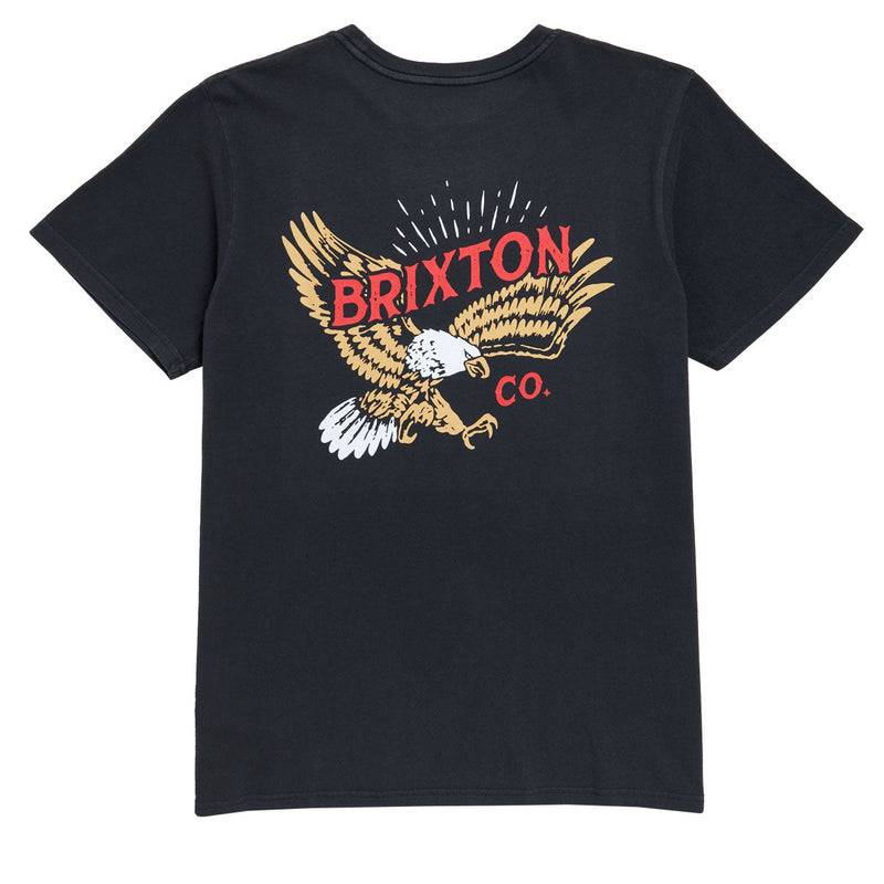 Brixton Keller T-Shirt - Black Worn Wash