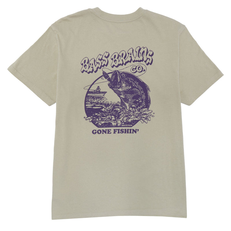 Brixton Bass Brains Gf T-Shirt - Sustained Grey