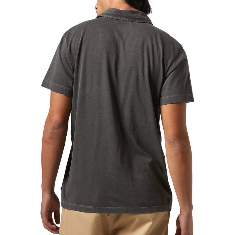 Brixton Vintage Wash Polo Shirt - Washed Black