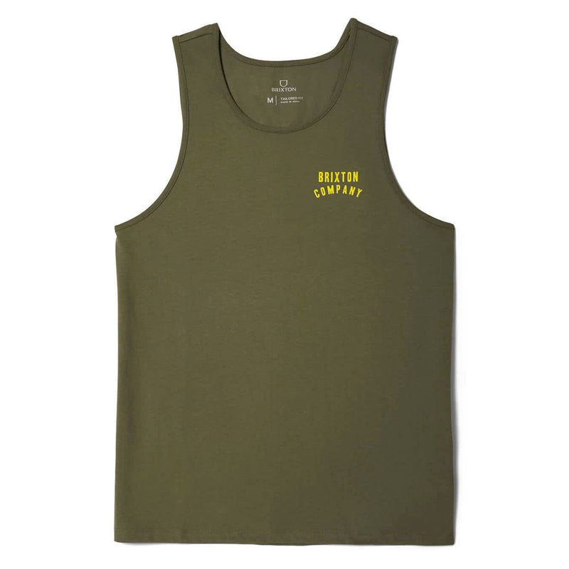 Brixton Woodburn Tank Top - Ivy Green/Ray Flower