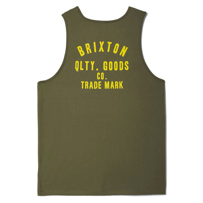 Brixton Woodburn Tank Top - Ivy Green/Ray Flower
