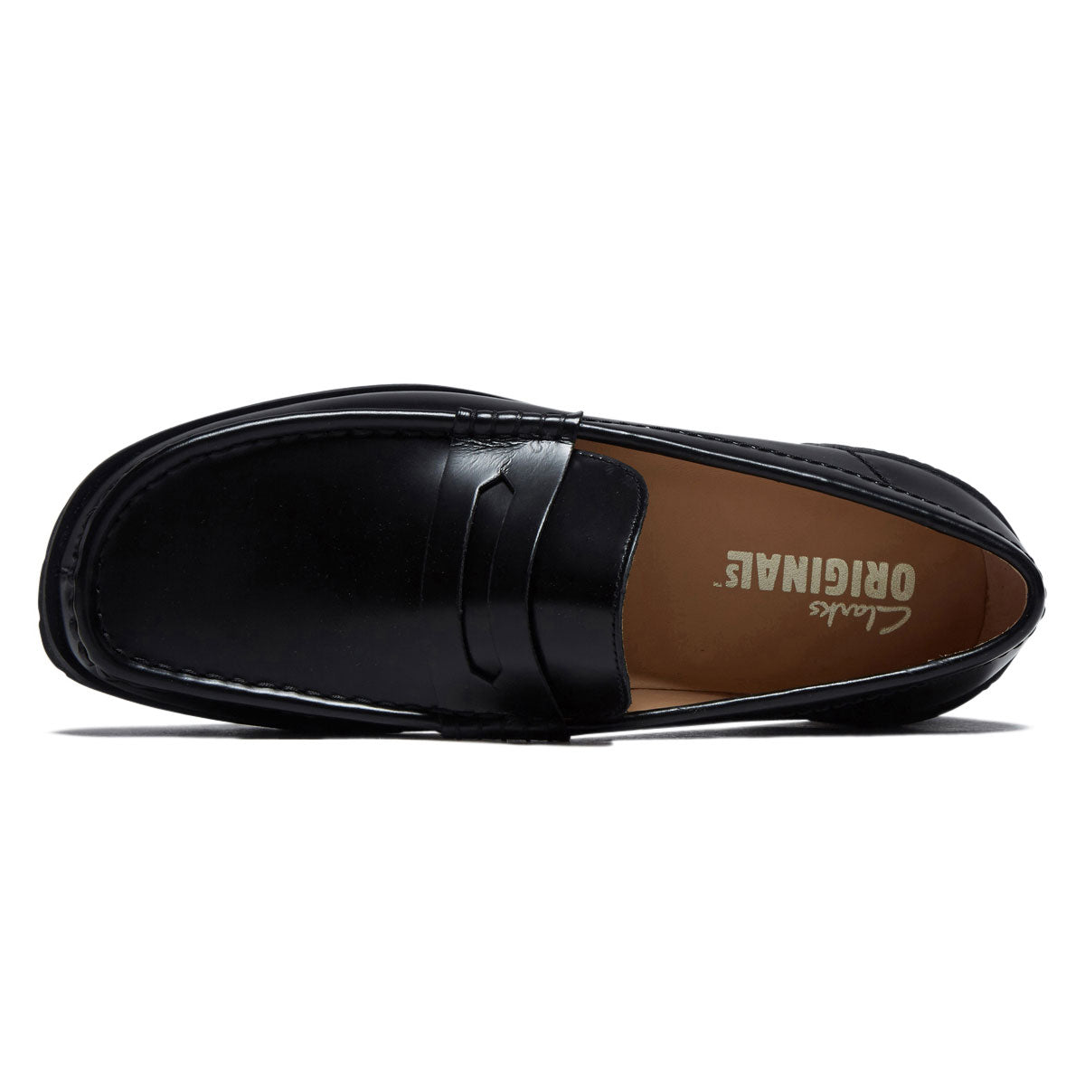 Clarks Yukoner Penny Shoes - Black Leather image 3