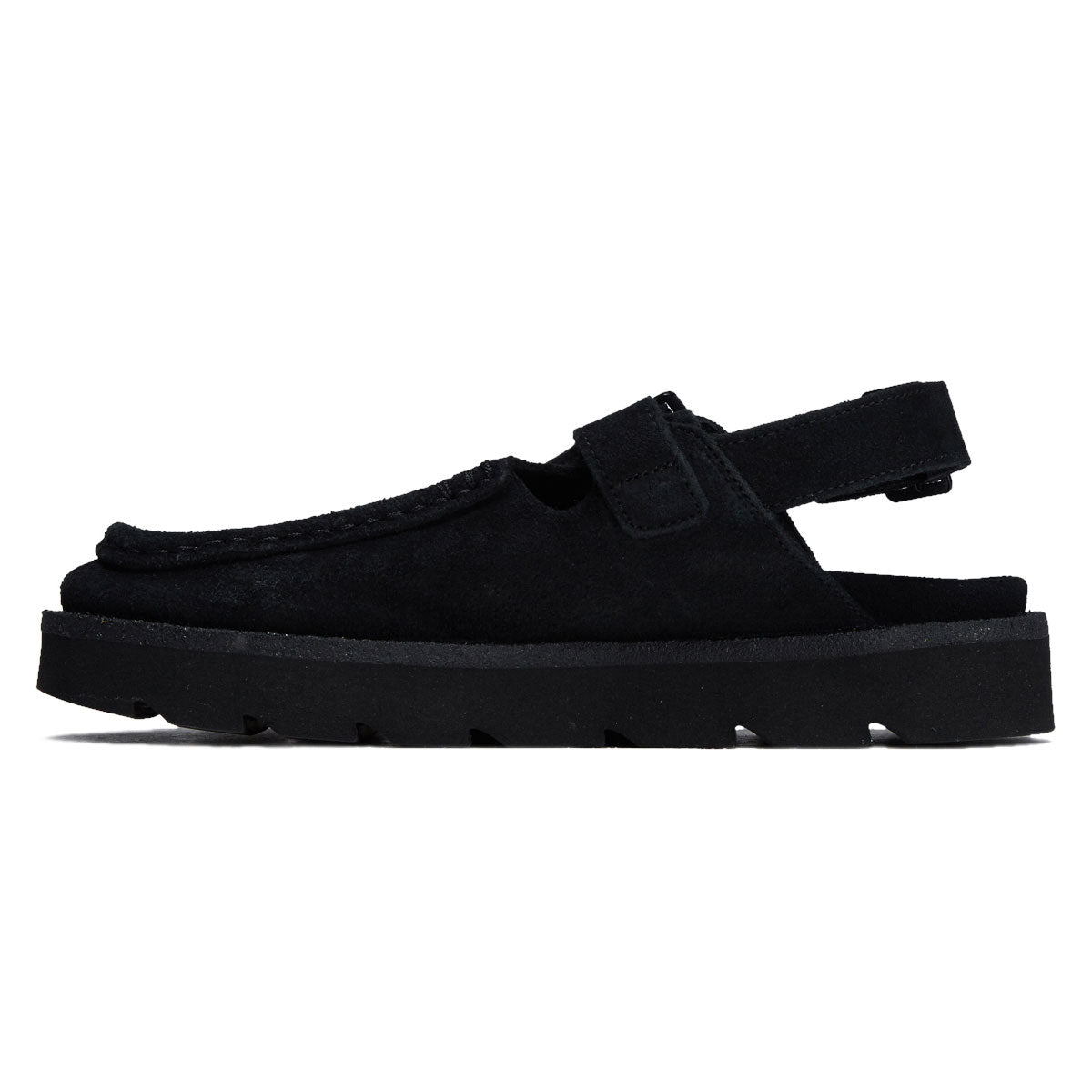Clarks Womens Meare Easy Shoes - Black Suede image 2