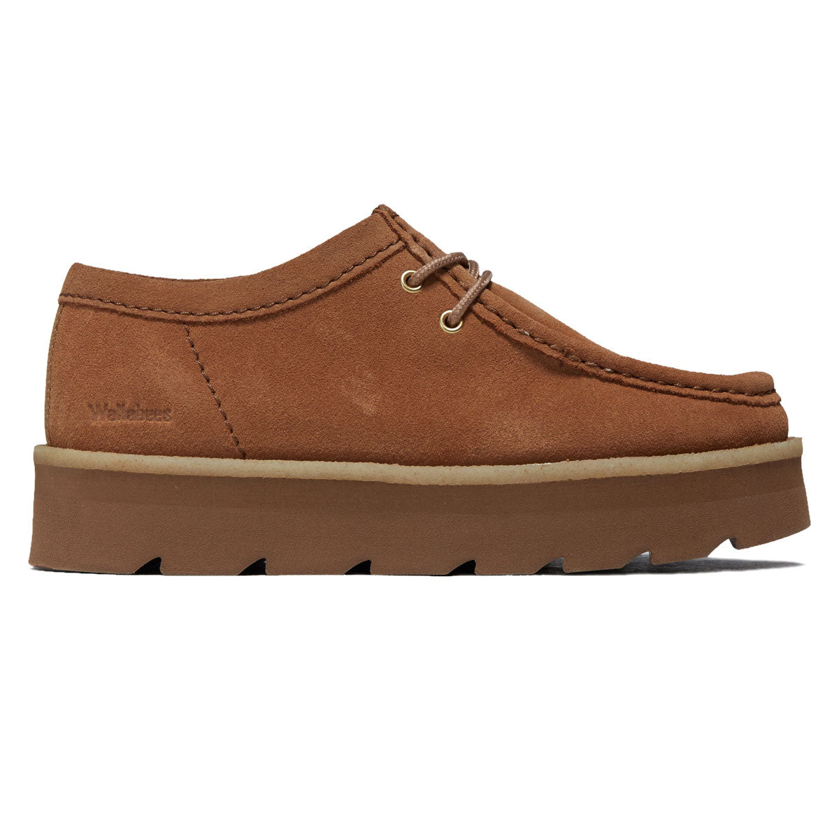 Clarks Womens Meare Walla Shoes - Mid Tan Suede image 1