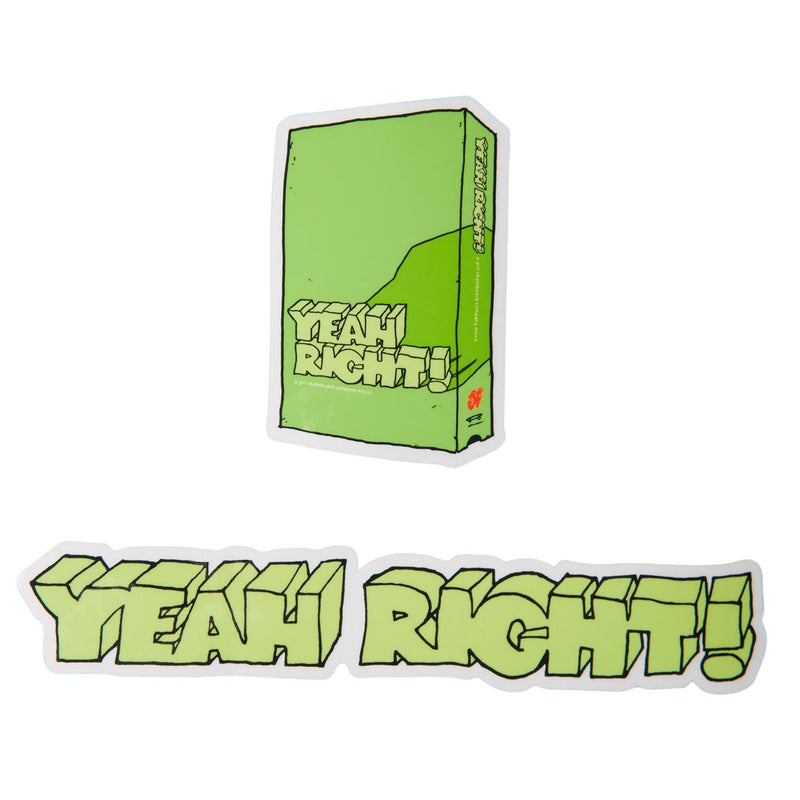 Girl Yeah Right 10 Pack of Stickers