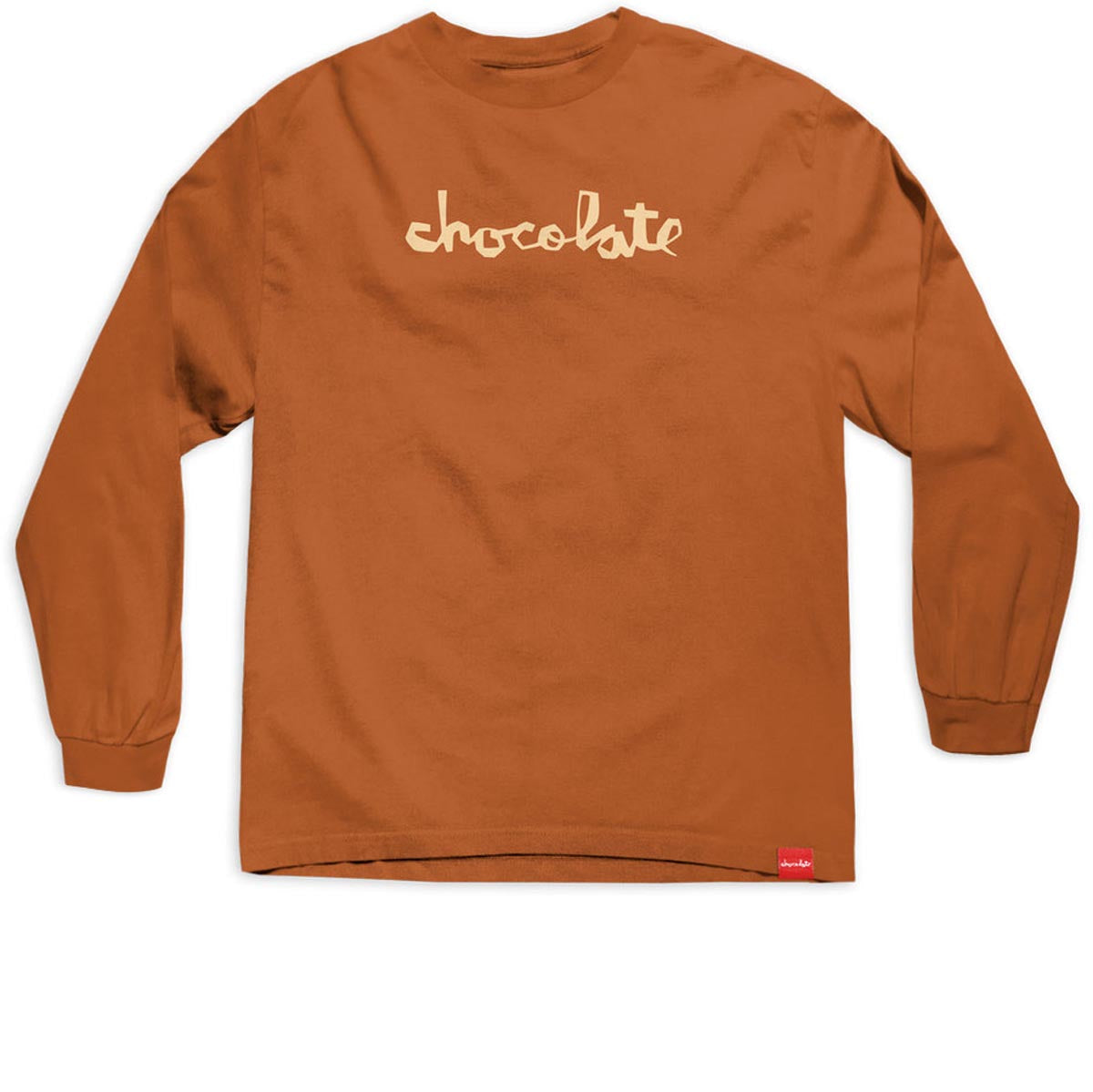 Chocolate Chunk Long Sleeve T-Shirt - Texas Orange image 1