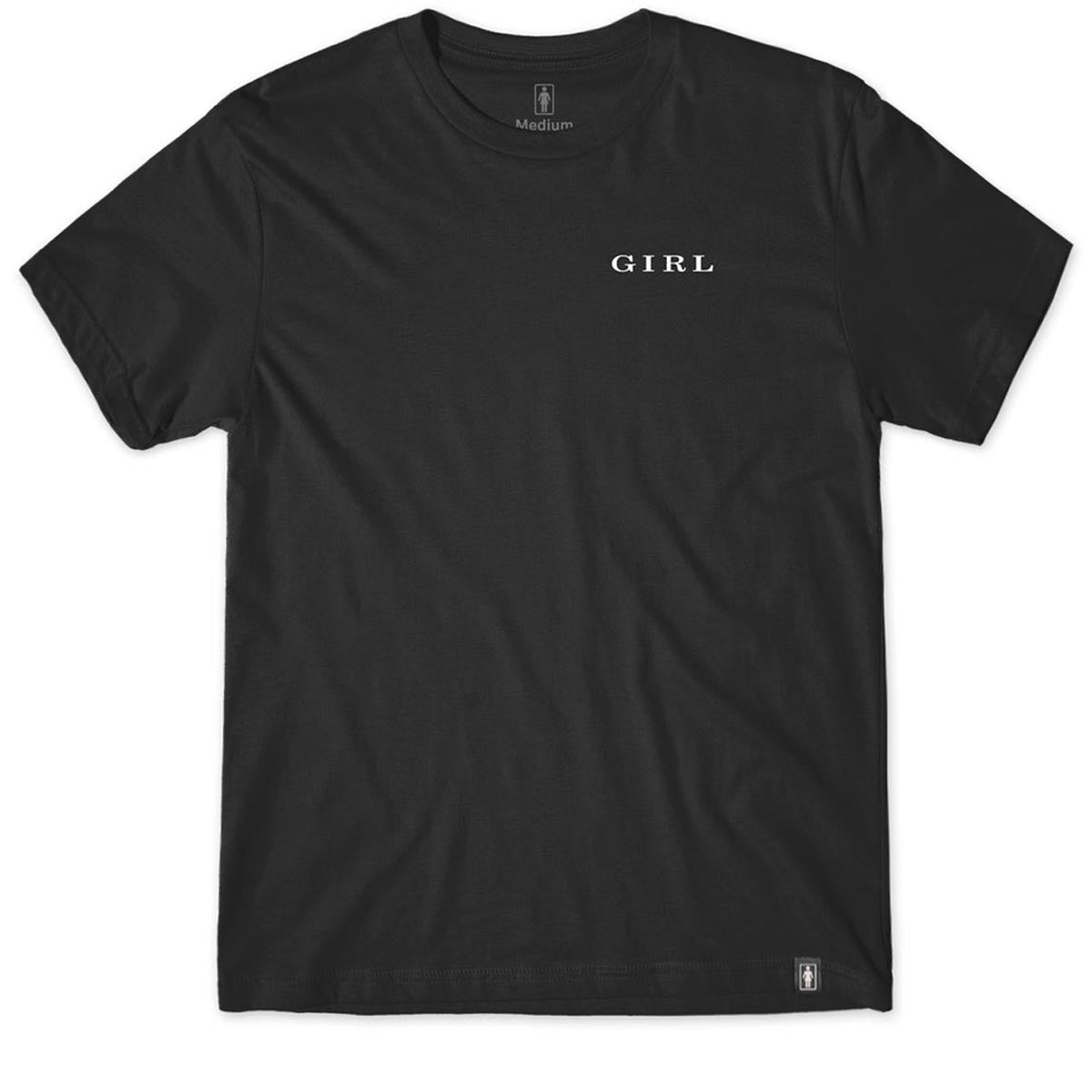 Girl Serif T-Shirt - Black/Black image 1