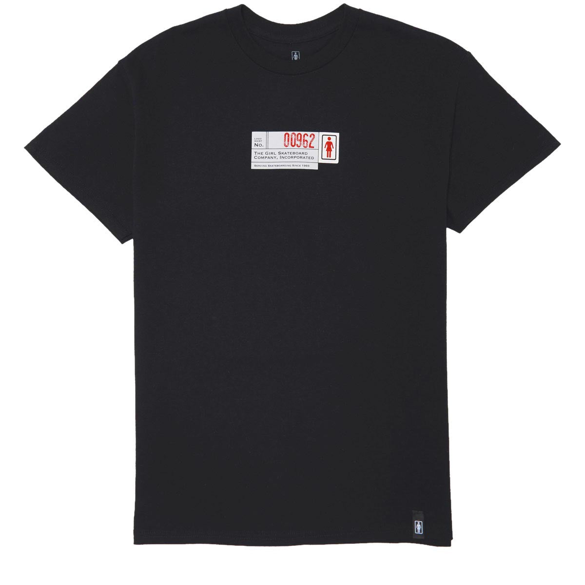 Girl Grid T-Shirt - Black image 1