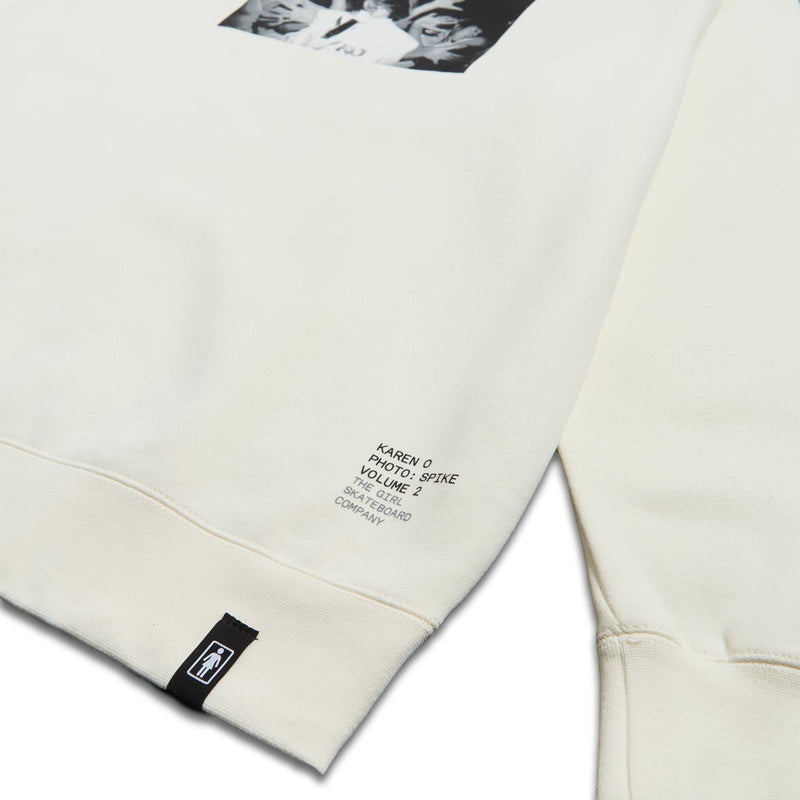 Girl Karen O Crew Sweater - Cream