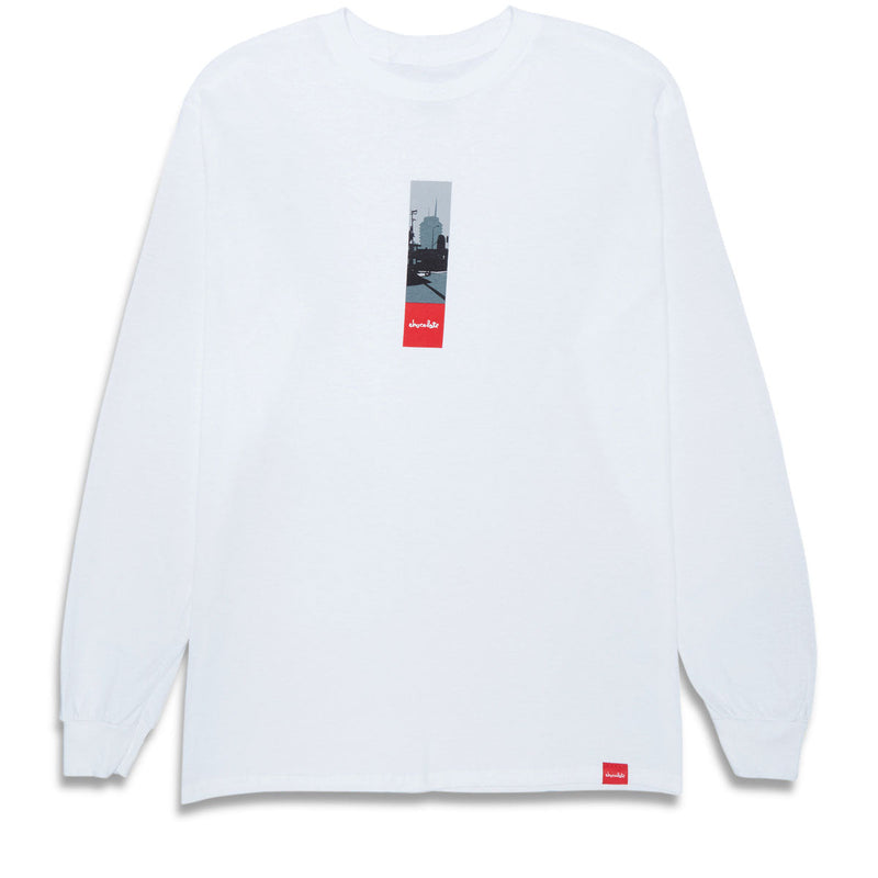 Chocolate Return To City Long Sleeve T-Shirt - White