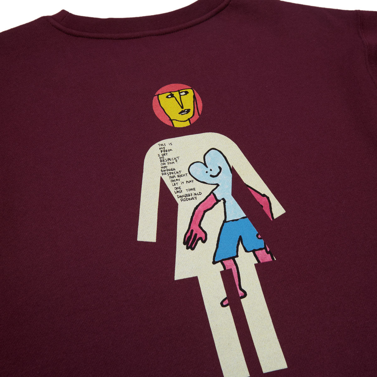 Girl Gonz Crewneck Sweatshirt - Burgundy – Daddies Board Shop
