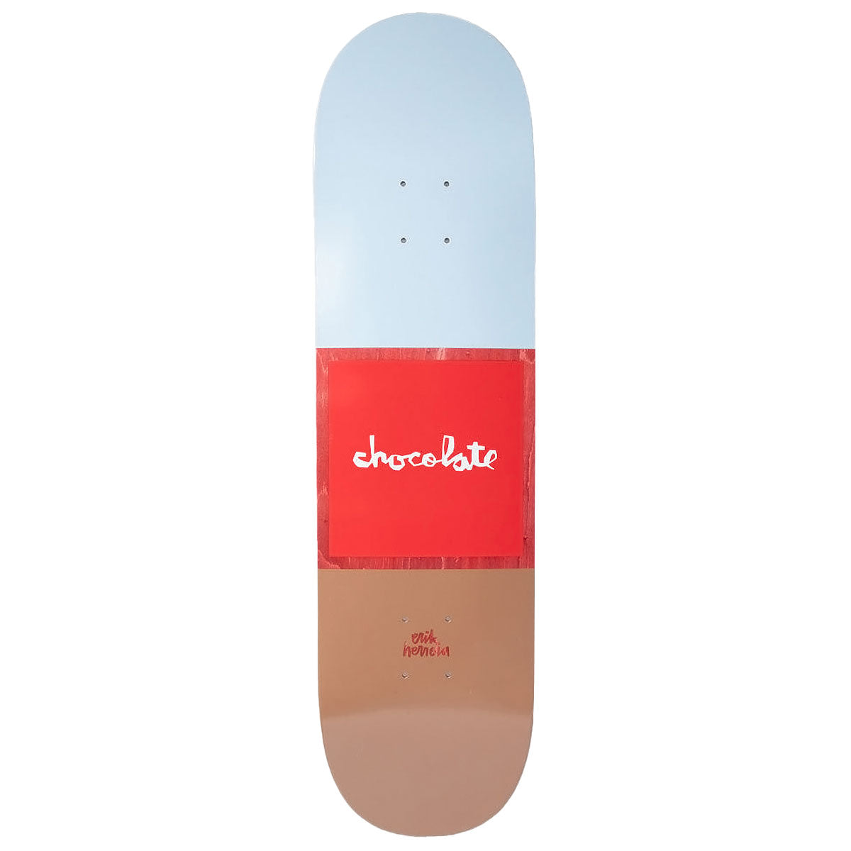 Chocolate Herrera Red Square Skateboard Deck - 8.50
