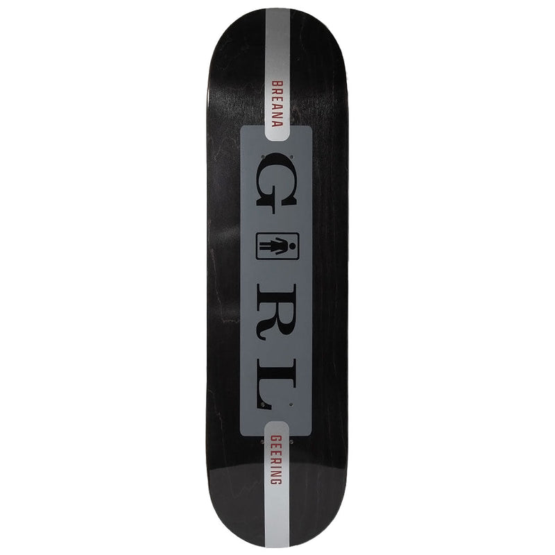 Girl Geering Serif Skateboard Deck - 8.00
