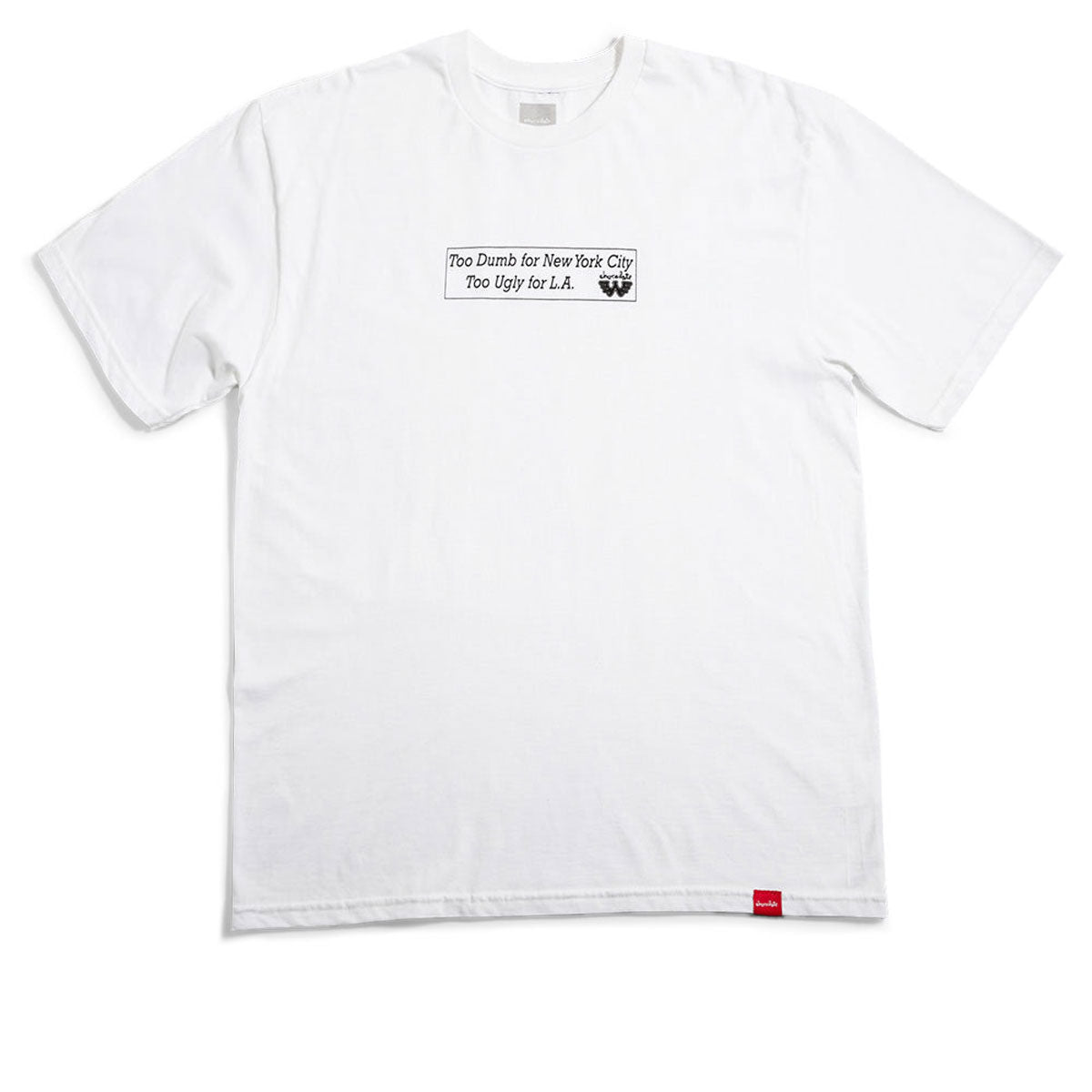Chocolate x Waylon Too Dumb T-Shirt - White – Daddies Board Shop