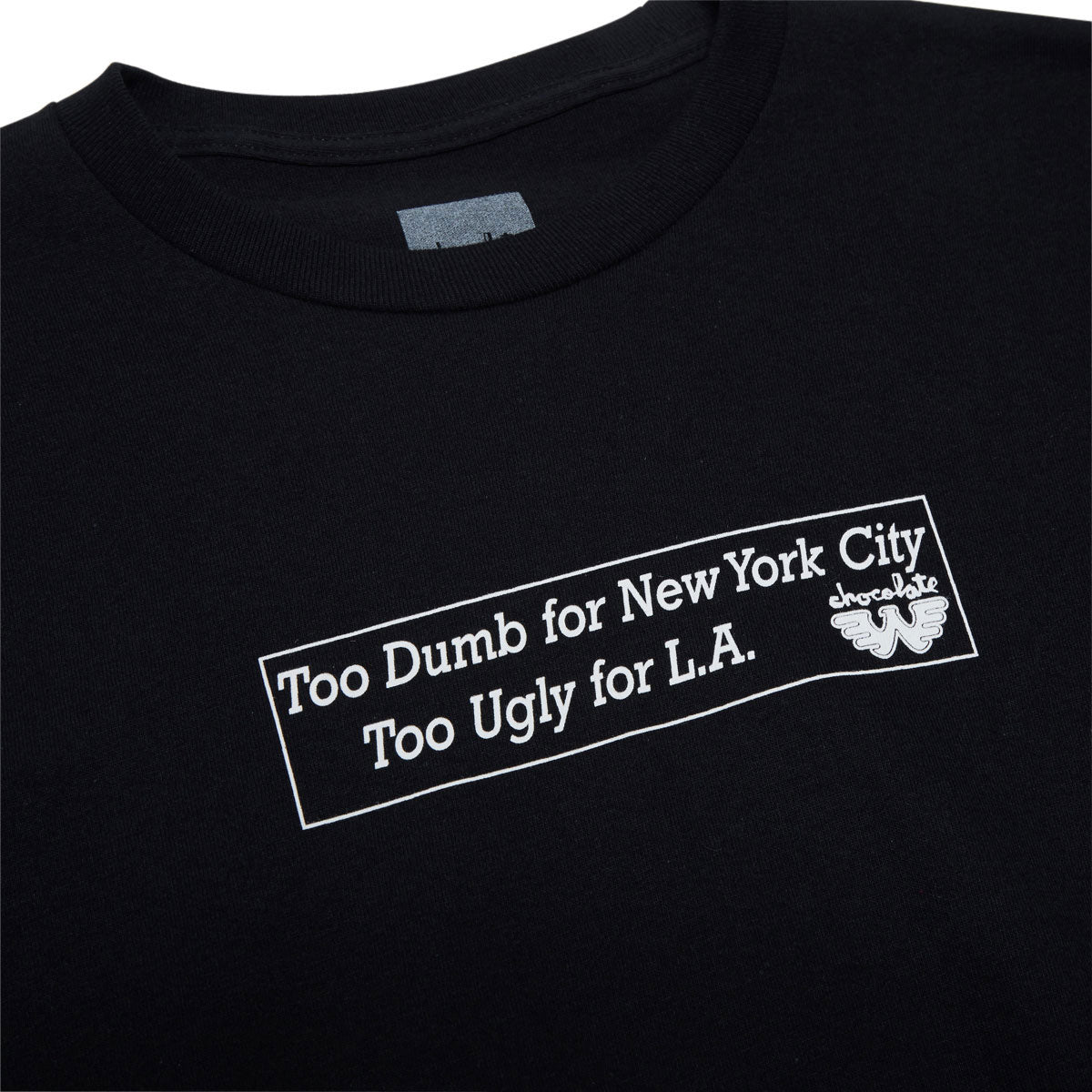 Chocolate x Waylon Too Dumb Long Sleeve T-Shirt - Black – Daddies Board Shop
