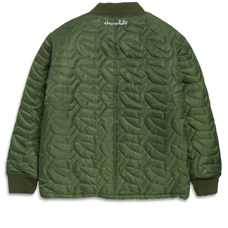 Chocolate Chunk C Quilted Liner Jacket - Olive