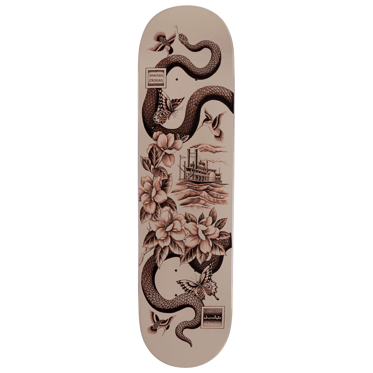 Chocolate Trahan Bayou Skateboard Deck - 8.50
