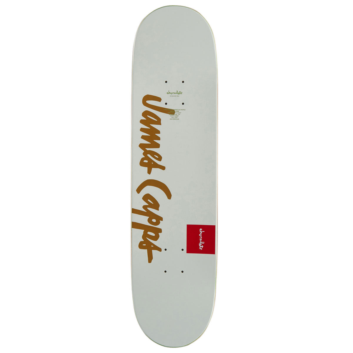 Chocolate Capps OG Chunk Skateboard Deck - 2025 - 8.25