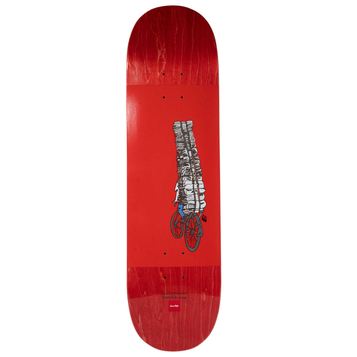 Chocolate Alvarez Cada Dia Skateboard Deck - 8.25
