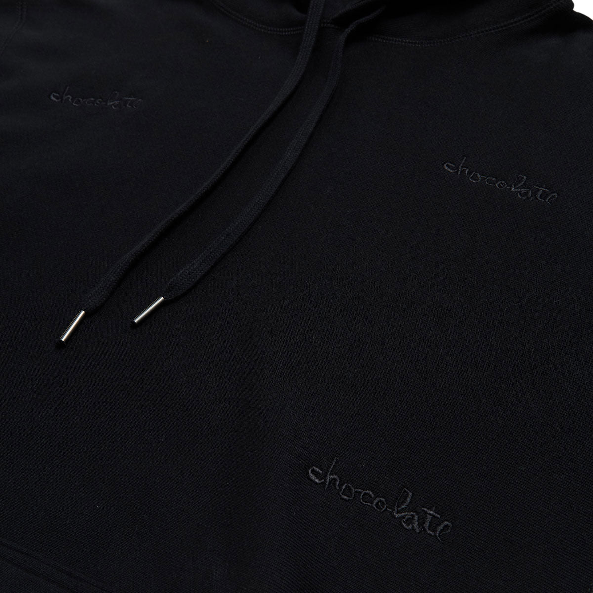 Chocolate Quad Chunk Heavy Hoodie - Black image 2