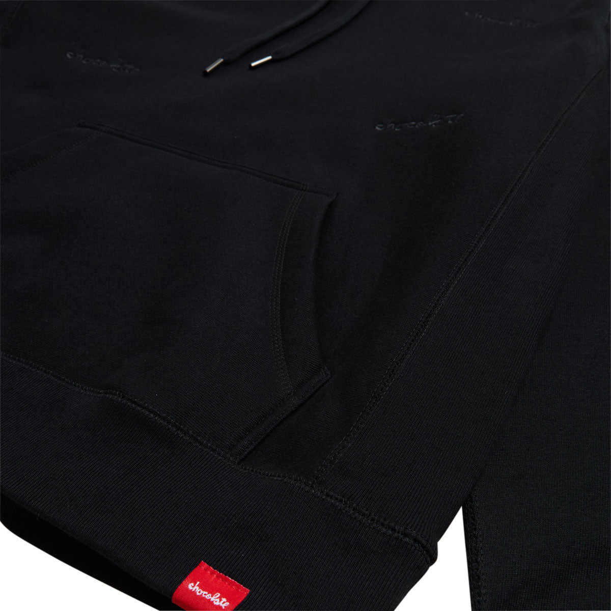 Chocolate Quad Chunk Heavy Hoodie - Black image 3