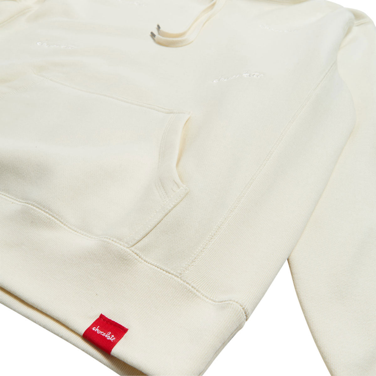 Chocolate Quad Chunk Heavy Hoodie - Bone image 3