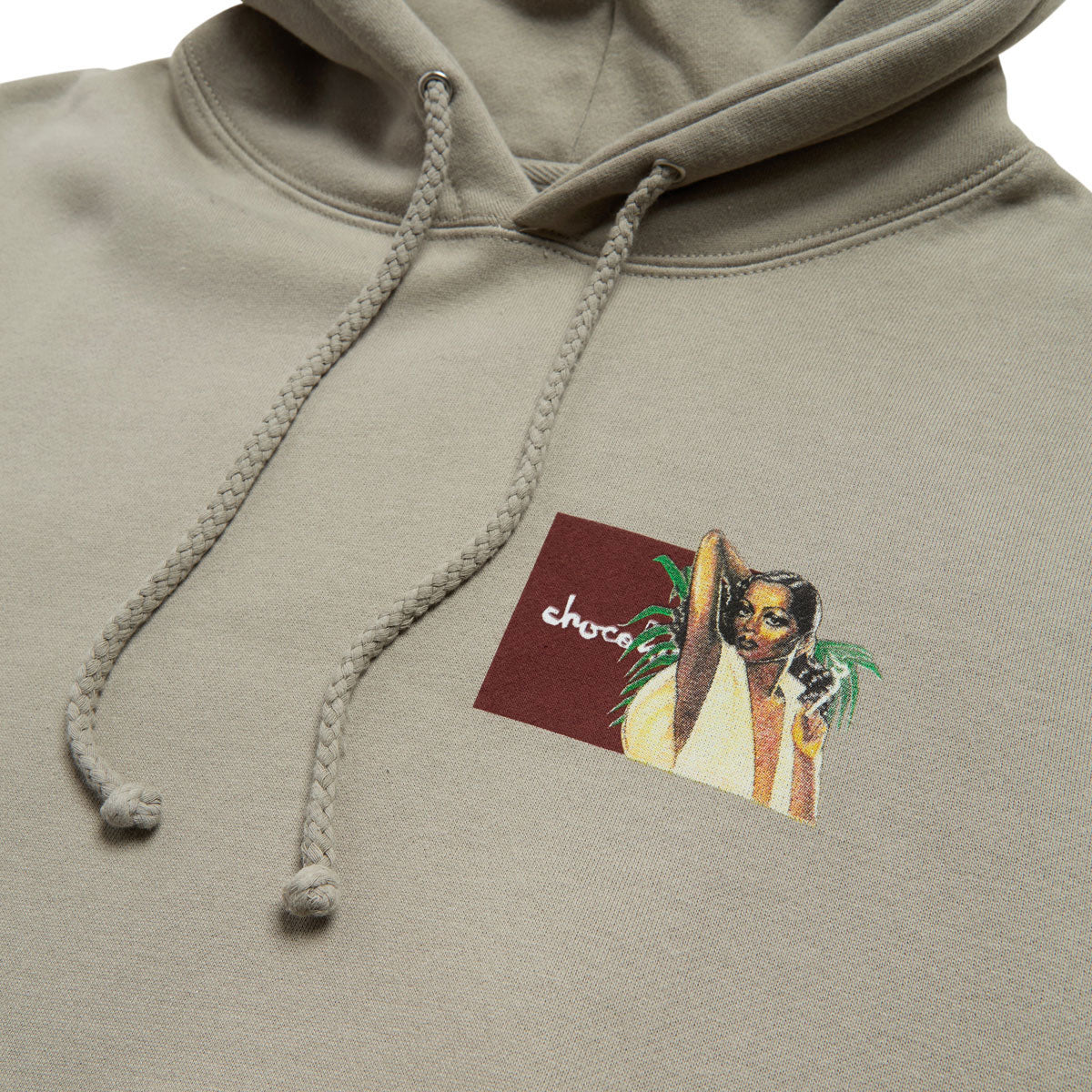 Chocolate Queen Heavy Hoodie - Grey image 2