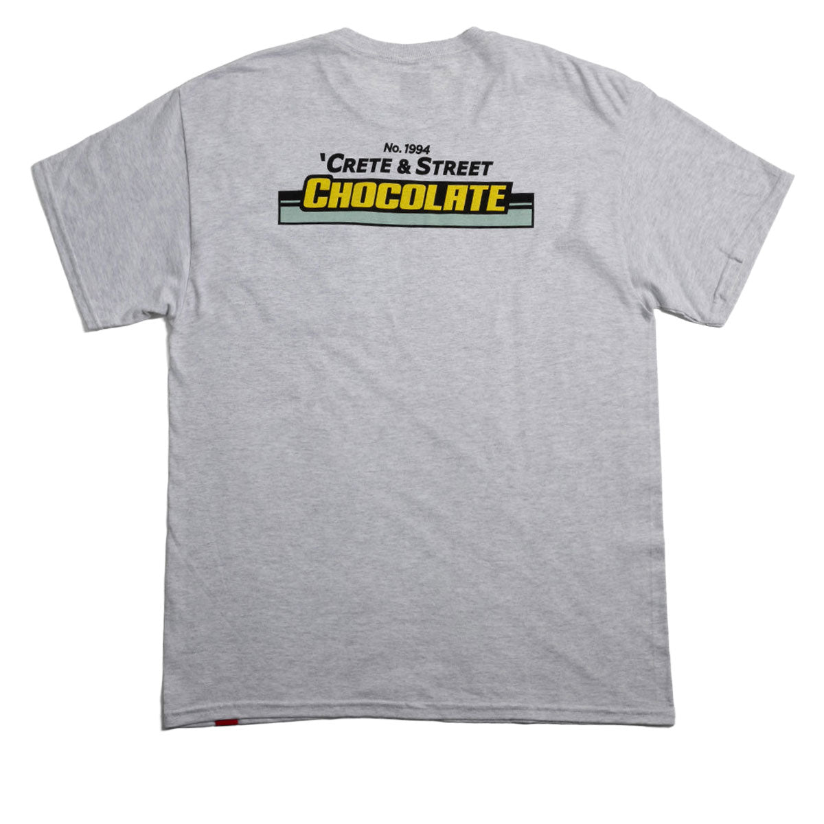 Chocolate Crete & Street T-Shirt - Grey Heather image 2