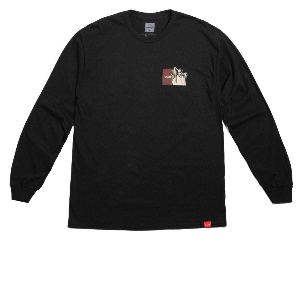 Chocolate Queen Long Sleeve T-Shirt - Black image 1