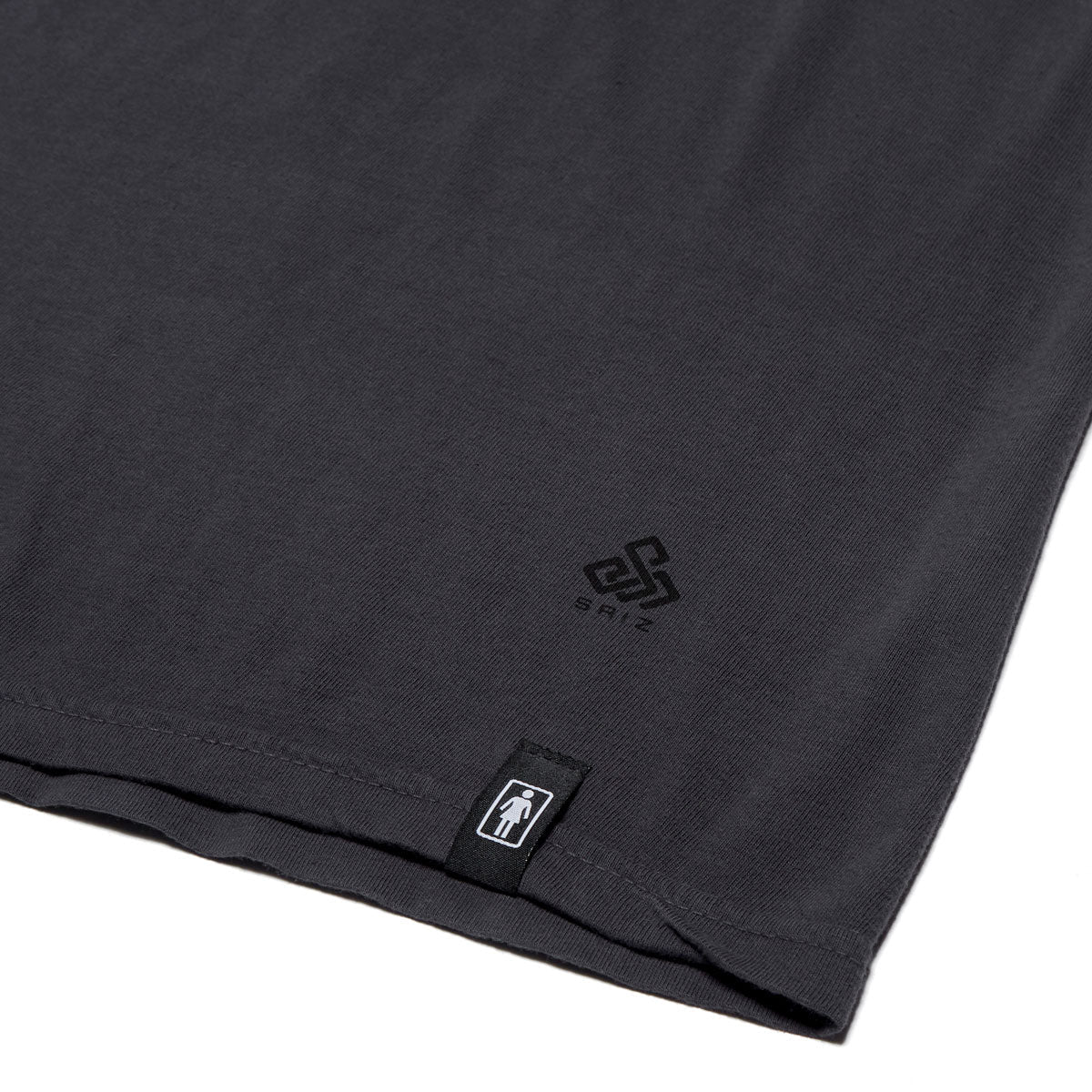 Girl Feather T-Shirt - Charcoal image 3