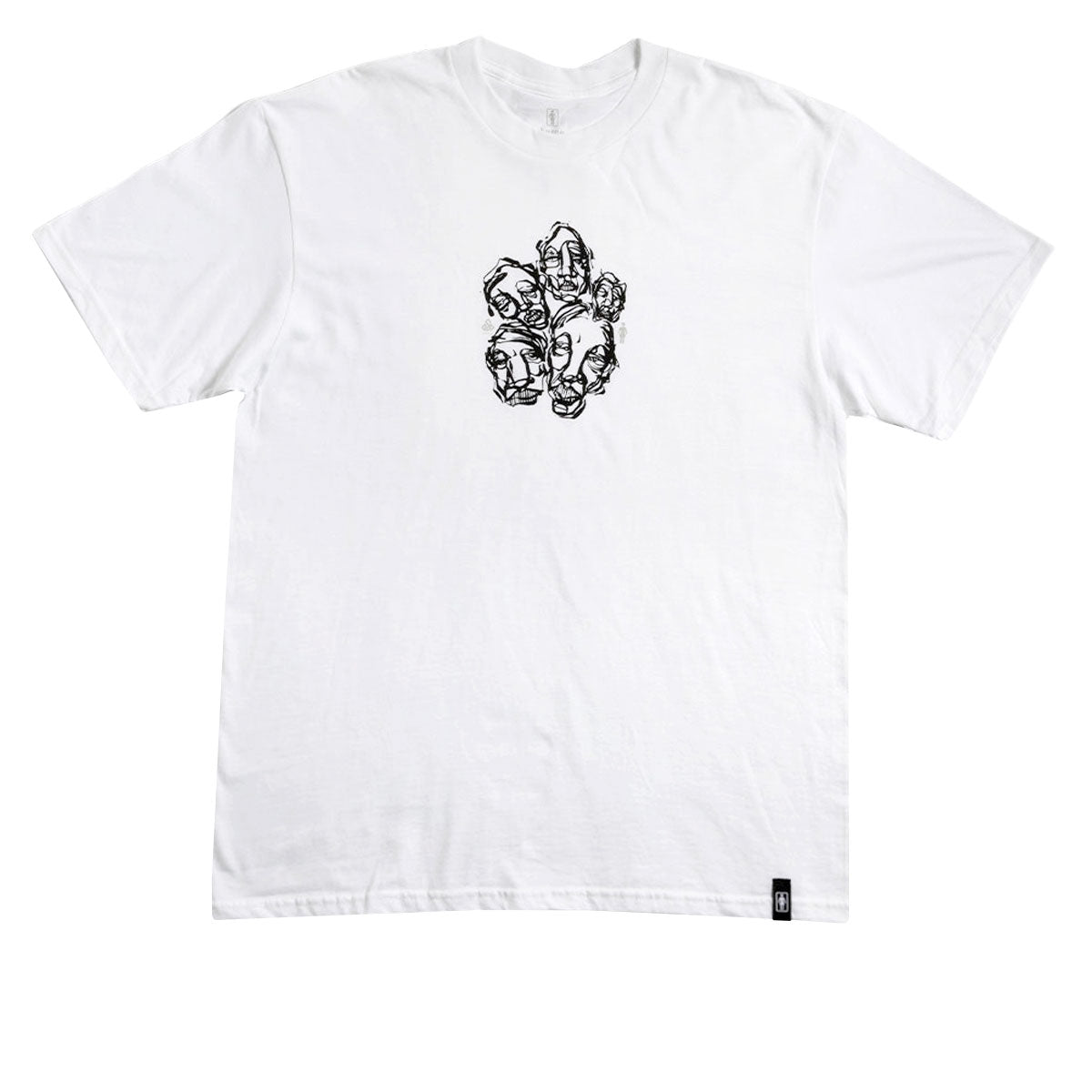 Girl Faces T-Shirt - White image 1