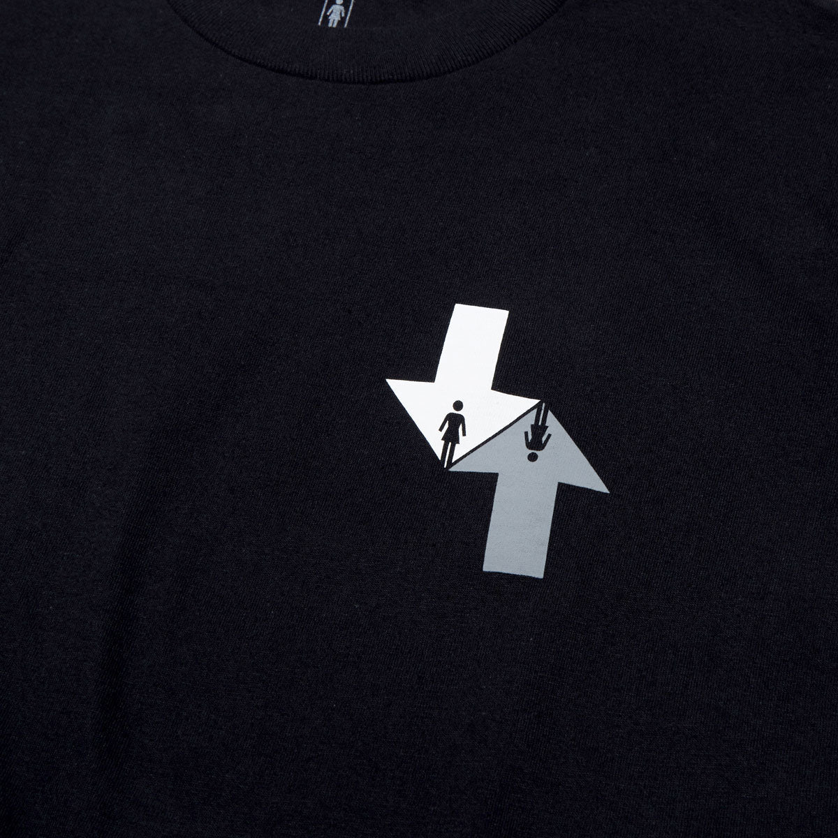 Girl Dual Directional T-Shirt - Black image 2