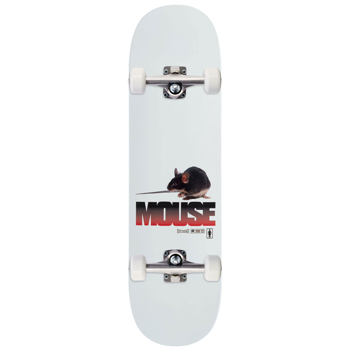 Girl Carroll Mouse One Off Twin Tip Skateboard Complete - 8.50