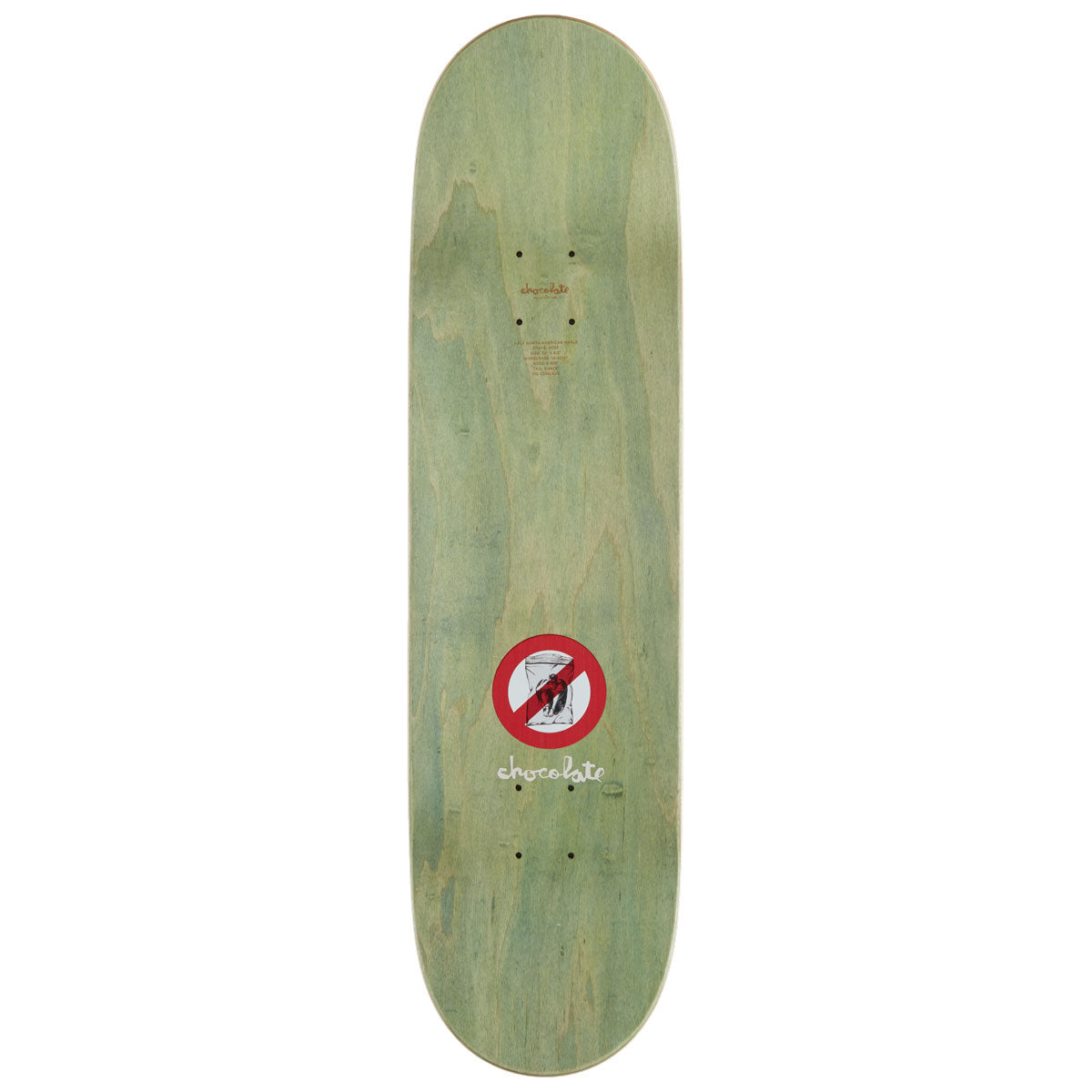 Chocolate Trahan White Lines Skateboard Complete - 8.50