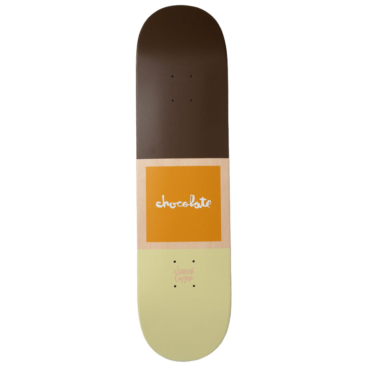 Chocolate Capps Square Skateboard Deck - 8.25