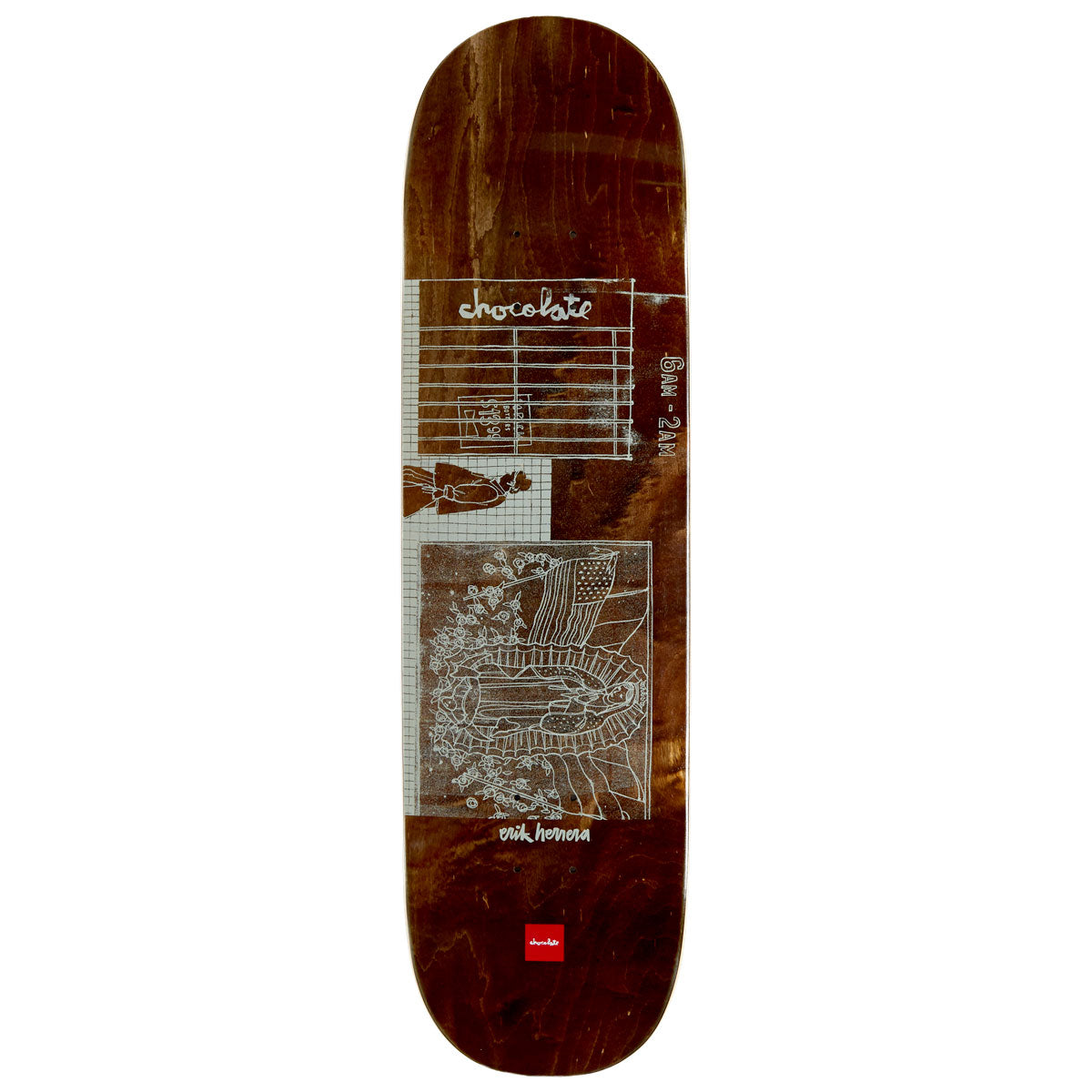 Chocolate Herrera Unearthed Hecox Skateboard Deck - 8.00
