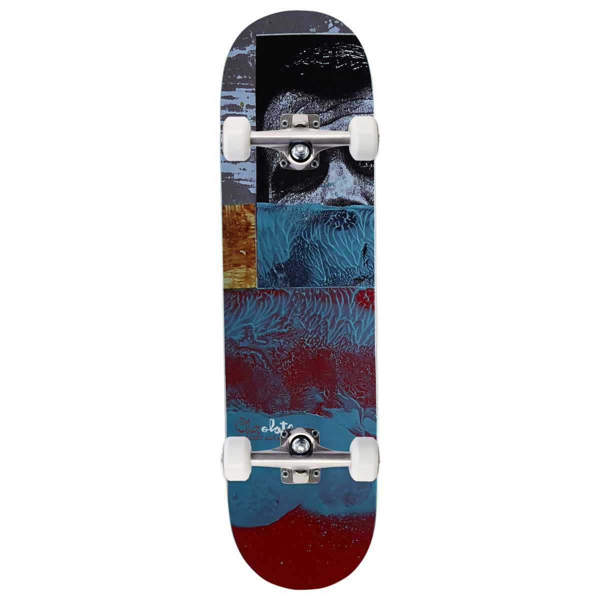 Chocolate Alvarez Lost Singles Skateboard Complete - 8.25